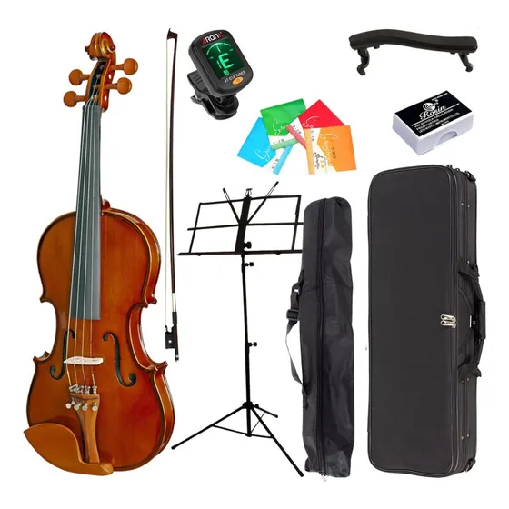 Violino Marinos 4/4 Tipo Eagle 441 Espaleira Cordas Estante