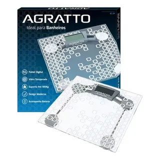Balanca Agratto Resid. Levve Vidro Cap 180kg Balanca Agratto Resid. Levve Vidro Cap 180kg