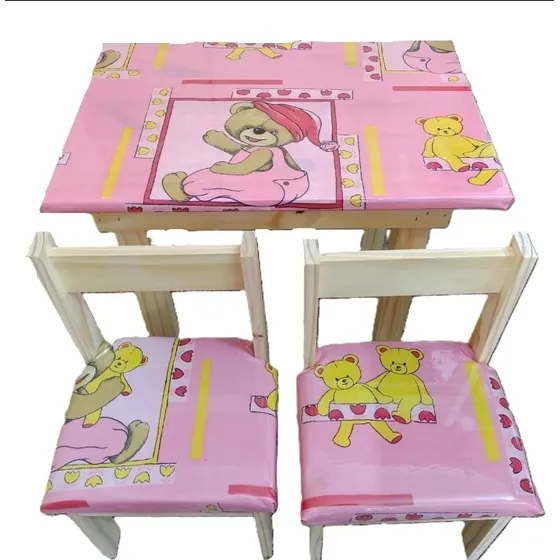 Mesa Infantil Y Dos Sillas Infantiles Fapris8