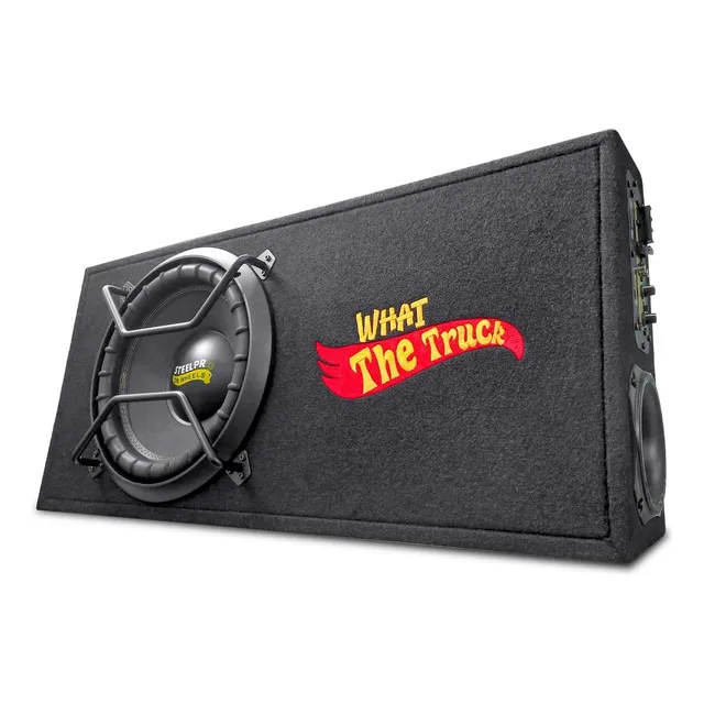 Cajón Subwoofer Amplificado 12puLG Spl Alta Presión Steelpro