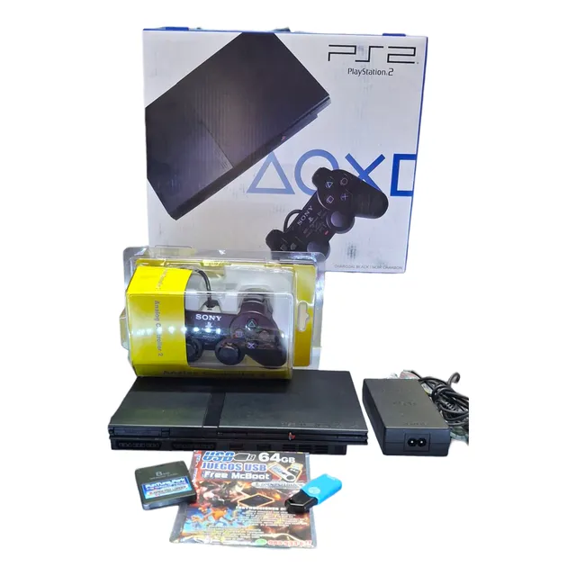 Playstation 2 Ps2 Slim Opl 64gb 50 Juegos