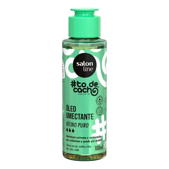 Óleo De Umectação To De Cacho Rícino Puro Salon Line 100ml