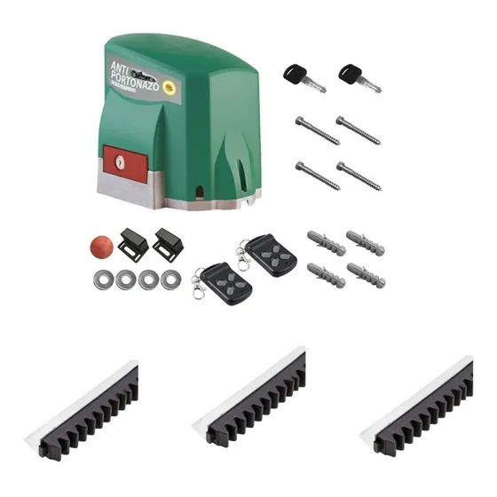 Kit De Motor Veloti 700kg Speed 3mt Cremallera 2controles