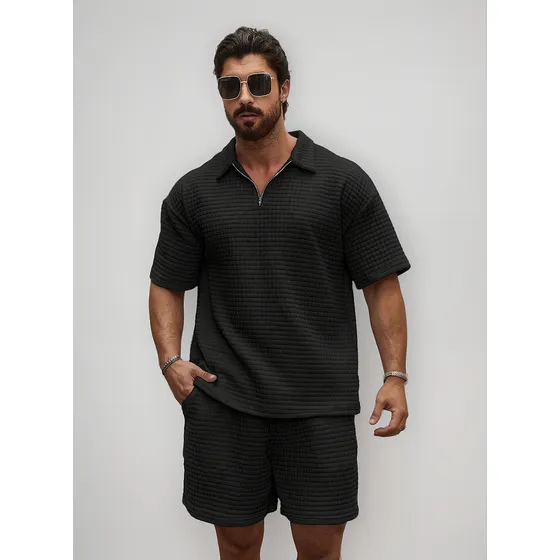 Conjunto De Shorts De Playa Para Hombre Casual Y Cómodo