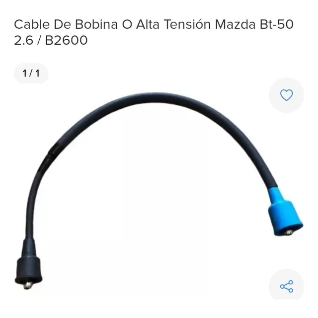 Cable De Alta Tensión Mazda Bt-50/ B2600 Original