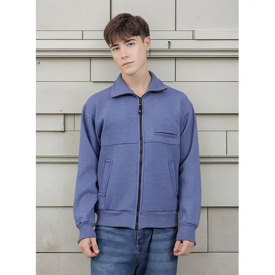 Campera Clasica Con Cintura Reeb Frizado Hombre High Royal