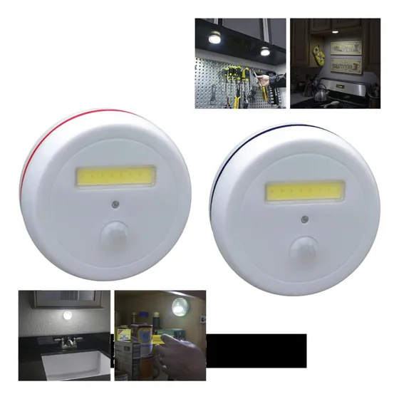 Set 2 Luz Sensor Movimiento Led Empotrable Pasillos Escalera