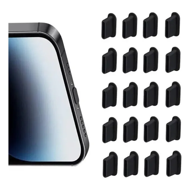 Pack 20 Tapones Antipolvo Usb C Para Puerto De Carga Tipo C
