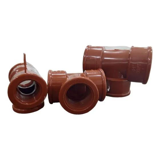 Tee Pvc Agua Fría De Rosca- Pulgas 1 / 3-4 / 1-2
