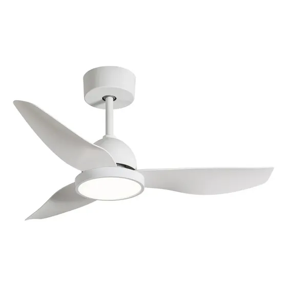 Ventilador De Teto 36 Com Luz Led Silencioso Controle Remot 91 Cm 50hz/60hz Branco Abs 3