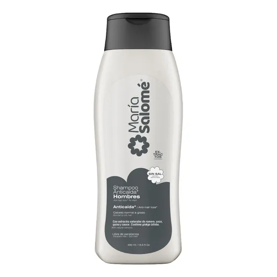 Shampoo Anticaída Hombres María Salomé 400 ml