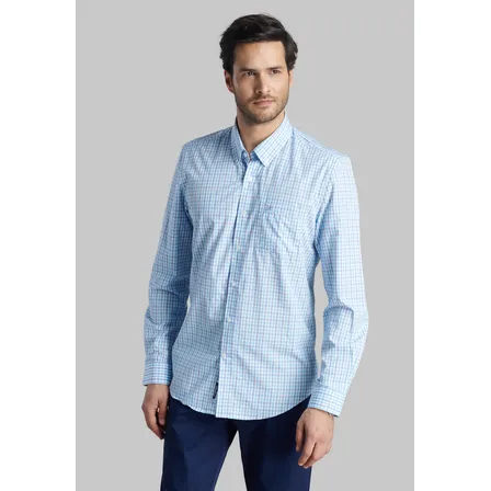 Camisa Calabasas Celeste Ss26 Ferouch