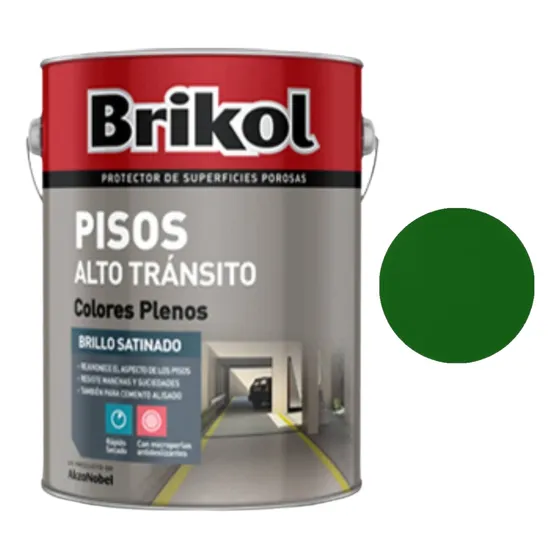 Brik-col Pisos Alto Transito Colores Plenos 1 Lts