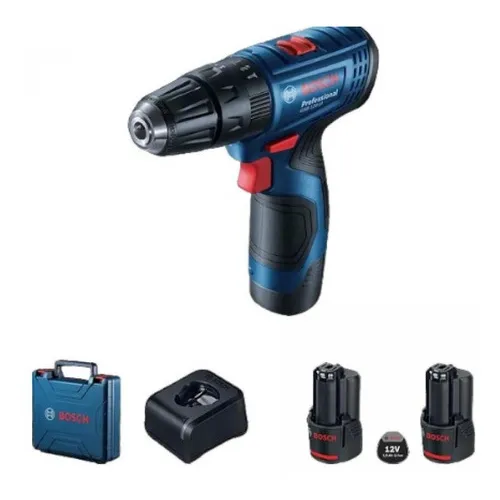 Taladro Atornillador Bosch Gsb 12v 120-li + 2 Bat 2.0 Ah + C