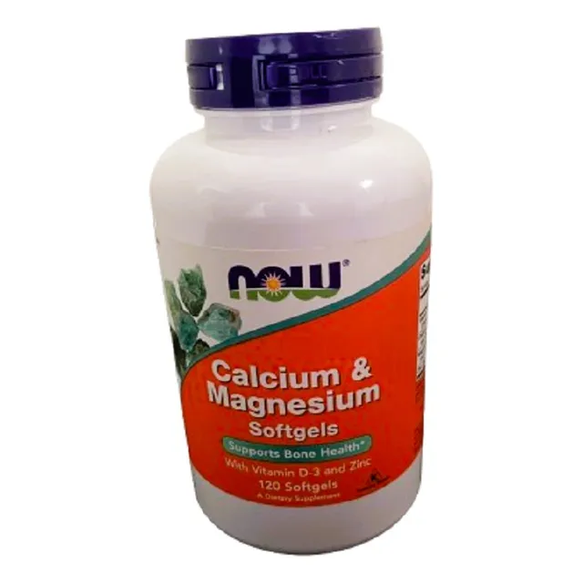 Calcium & Magnesium With D3 + Zinc  120softgels Now