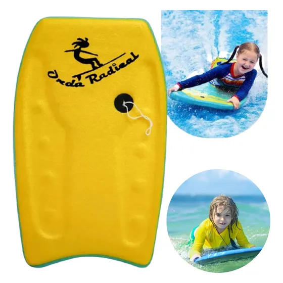 Prancha Praia E Piscina Grande 87 Cm X 48 Cm Onda Radical Cor Amarelo