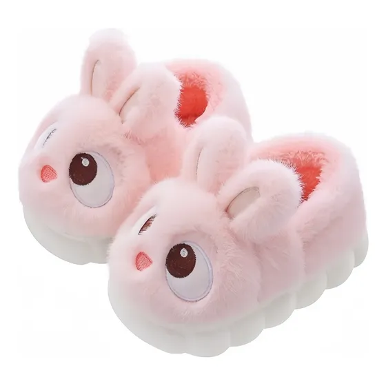 Pantuflas Niños Pantuflas De Algodón Cálidas Y Cómodas No5