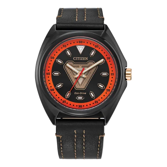Citizen Mens Ecodrive Marvel Tony Stark 63 Relógio Banhad
