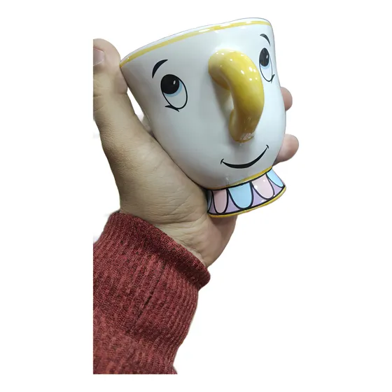 Taza Chip Disney La Bella Y La Bestia Cerámica