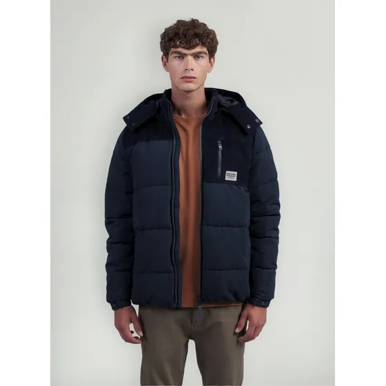Campera Corderoy Capucha Desmontable Oxford Polo Club