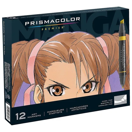 Caja Prismacolor Premier Marcadores De Arte Doble Punta X12