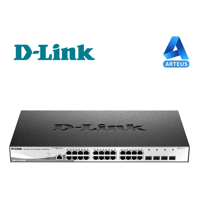 D-link Dgs-1510-28x Switch 24 Puertos Gigabit 4sfp+ 10g L3
