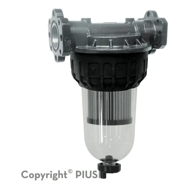 Filtro Para Gasoil 1'' Con  Cartucho Lavable De Acero
