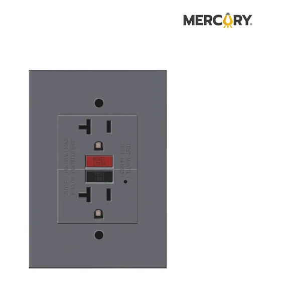 Toma Corriente Doble Protección A Tierra Gfci 125v 20 Amp