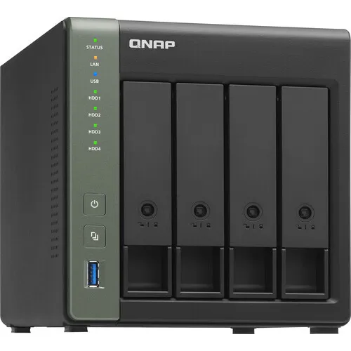 Qnap Nas Server 4  Bahias Sata 6gb/s  Al-314 Cpu 4gb Ddr3
