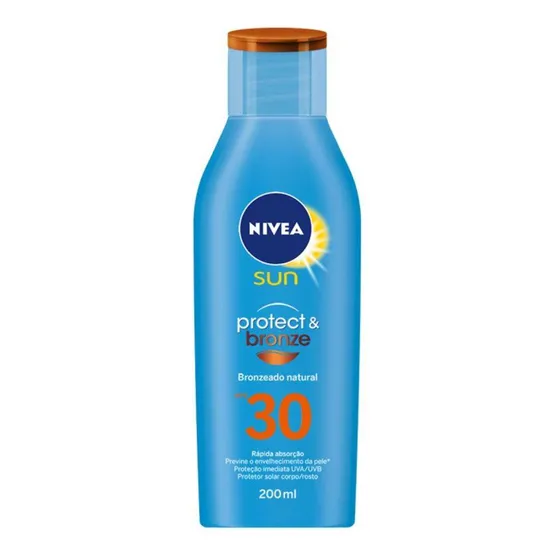 Nivea Sun Protetor & Bronze Solar Fps 30 - 200 Ml