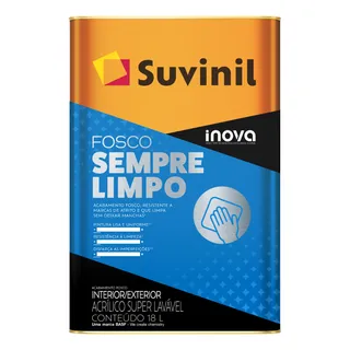 Tinta Sempre Limpo Cores BĂĄsicas 18 Litros Suvinil Tinta Sempre Limpo Cores BĂĄsicas 18 Litros Suvinil