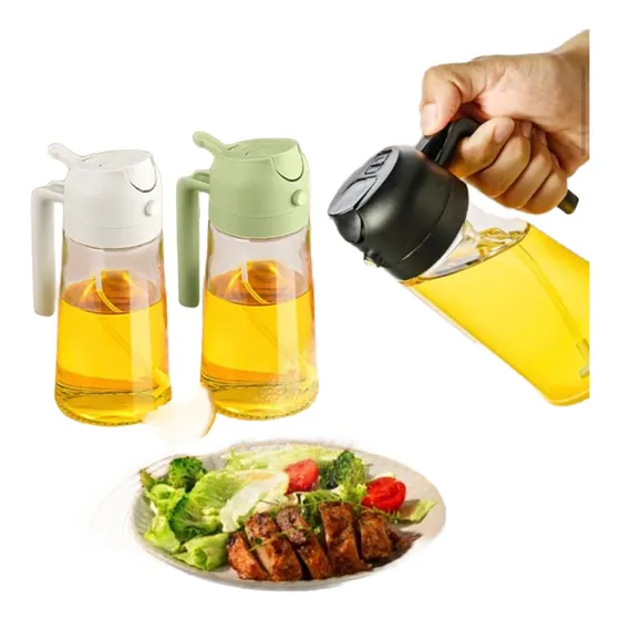 Dispensadora De Aceite 2 En 1 Spray Atomizador