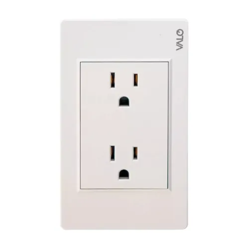 Placa Valo Contacto Duplex