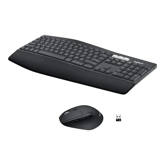 Combo Teclado e Mouse sem fio Logitech MK850 com Pilha Inclusa