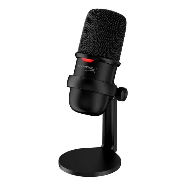 Negro - Micrófono Gamer Hyperx Solocast Black