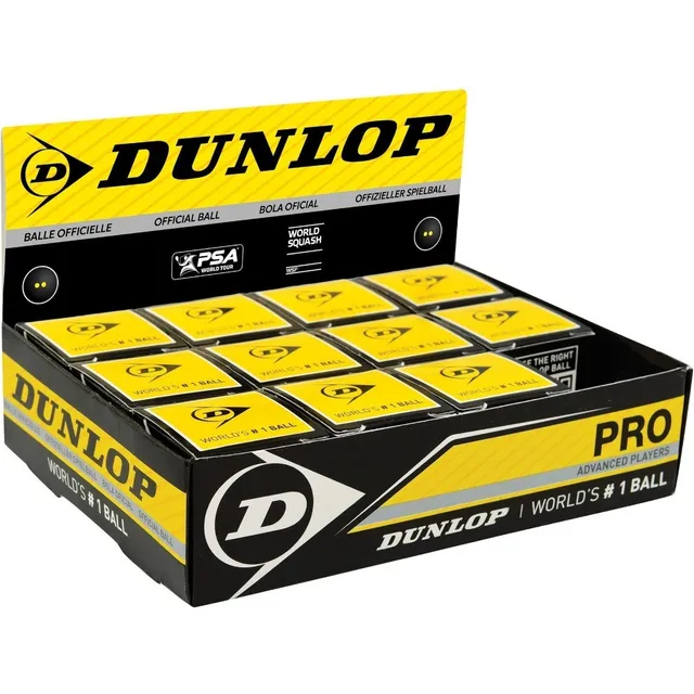 Pelotas De Squash Oficial Torneos Victor, Dunlop, Tecnifibre