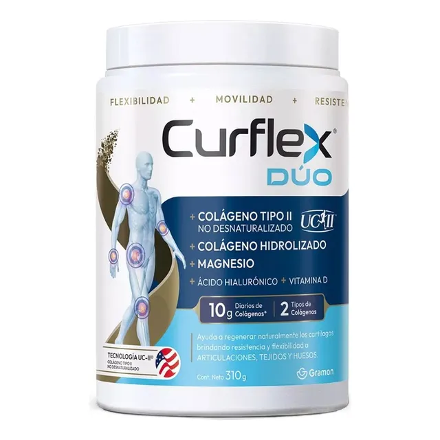  Curflex Dúo Colágeno Magnesio Huesos Y Articulaciones Polvo