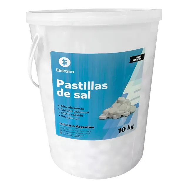 Pastillas De Sal Para Ablandador Agua Elektrim X 2 Baldes