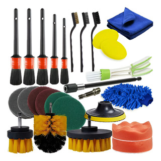 27pz Kit Limpieza Coche Pulidor Cepillo De Taladro Electrico 27pz Kit Limpieza Coche Pulidor Cepillo De Taladro Electrico