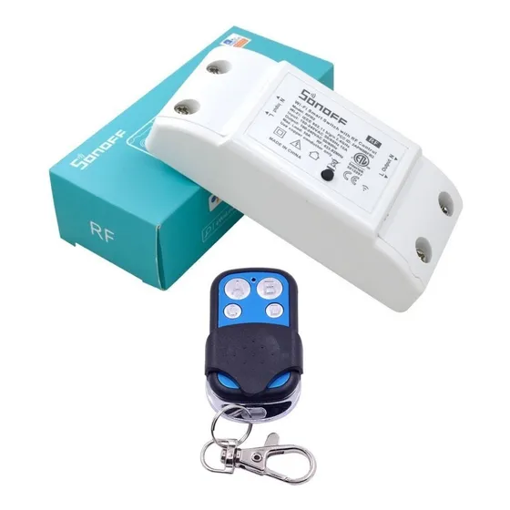 Sonoff Rf C/ Controle 433mhz Wifi Automação Interruptor Home