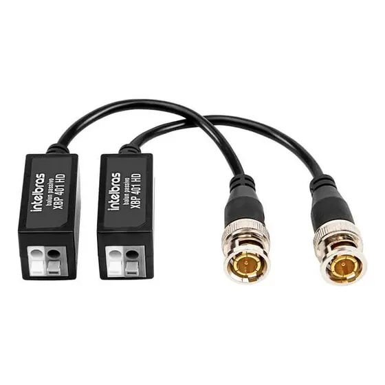 Balun Cctv Pasivo Hd Intelbras Para Cámaras De Seguridad