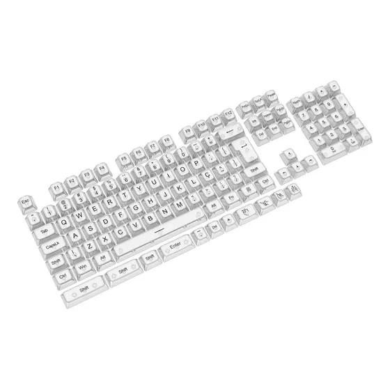 Keypads 117 Teclas Crystal Clear Redragon Abnt2 A137 Pt