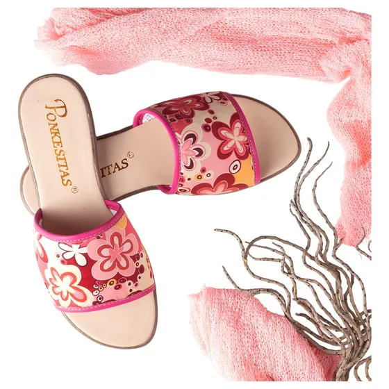 Zuecos 21p700 Para Damas En Bellos Estampados.