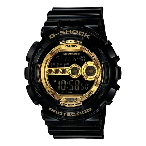 Relógio Casio Masculino Digital G-shock Gd-100gb-1dr Correia Preto