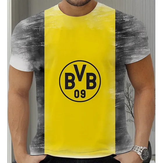 Camisa Camiseta Borussia Jogo Futebol Tim E Personalizada 14