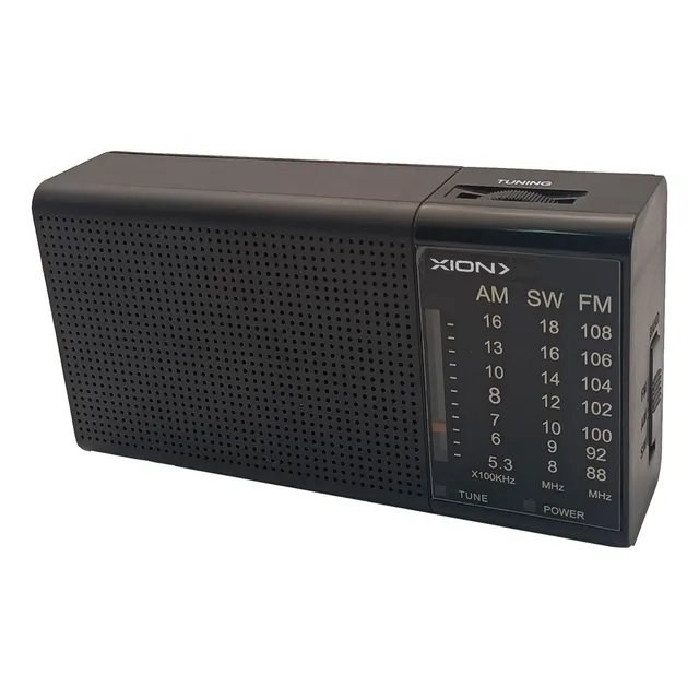 Radio Portatil Am/fm/sw Xion Xi-ra12 Color Negro