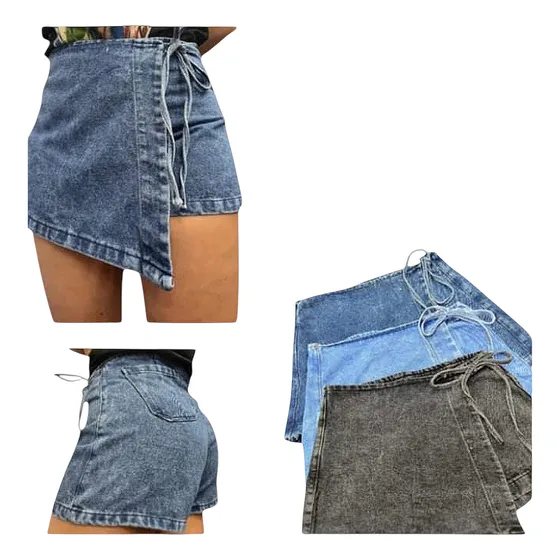 Ropa Para Dama Shortpollera Jeans