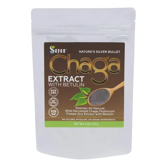 Suplemento De Extracto De Hongo Chaga Siberiano Sayan Con Be