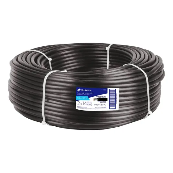 Cable Uso Extra Rudo 2 X 14 Awg Volteck 40004