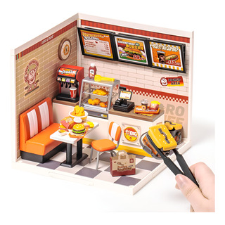 Robotime Rolife Super Creator Yumyumburgers Armable 3d Logon Robotime Rolife Super Creator Yumyumburgers Armable 3d Logon